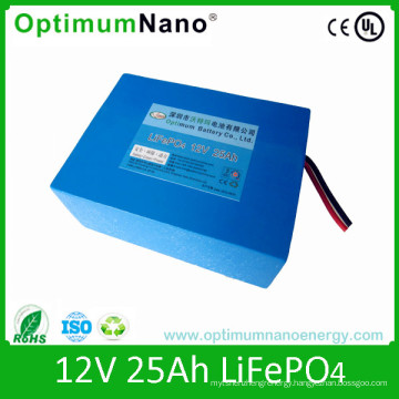 LiFePO4 12V 25ah UPS Battery